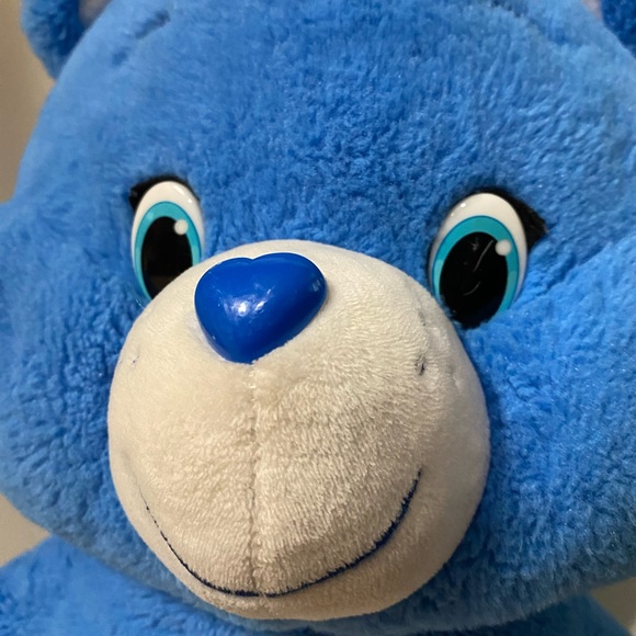 Care Bears Plush Champ Bear Large Stuffed Animal Blue Toy 20 inch Just Play - Picture 8 of 12